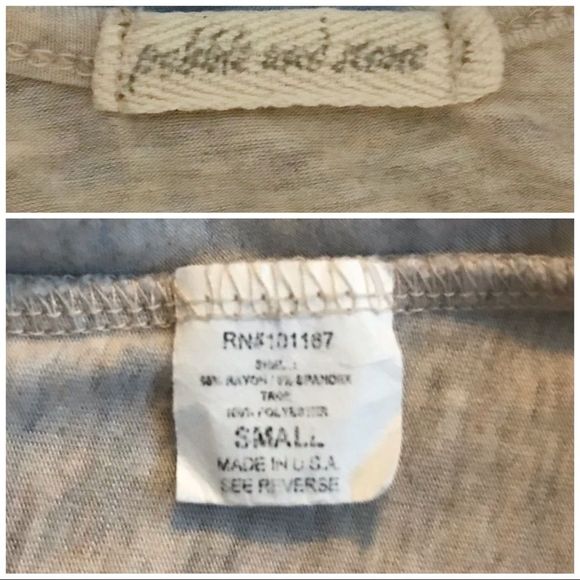 Pebble and Stone Cream Pointed Hem Blouse Small S - Picture 6 of 11